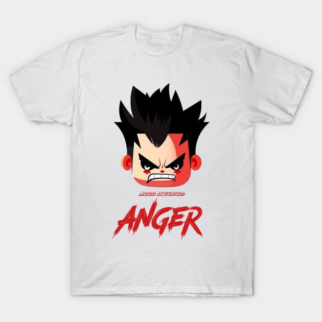 Mood Activated: Anger T-Shirt by creativefusionstudio